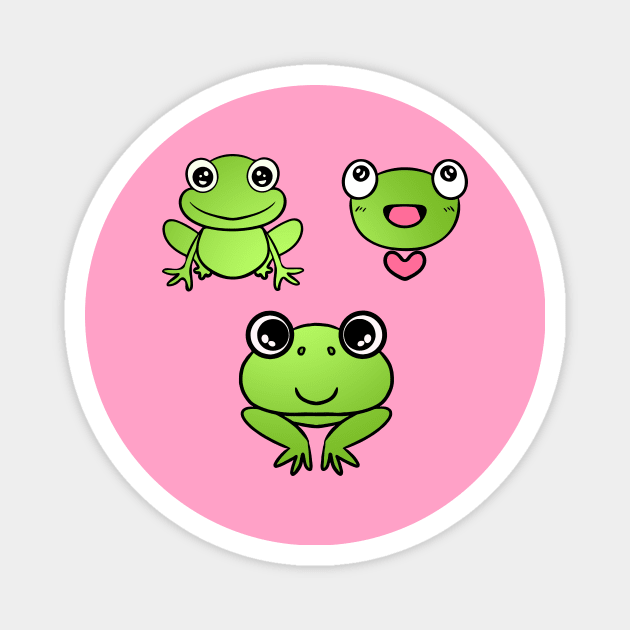 Super Mega Kawaii Frog Magnet by Nicheek